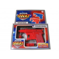 Red Metal Diecast Potato Spud Gun Red Metal Diecast Potato Spud Gun